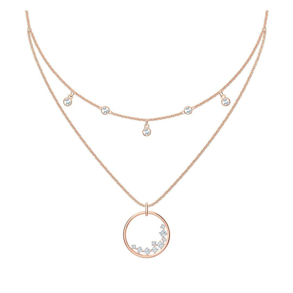 Genuine SWAROVSKI North Rose Gold Double NecklaceItem 5493390