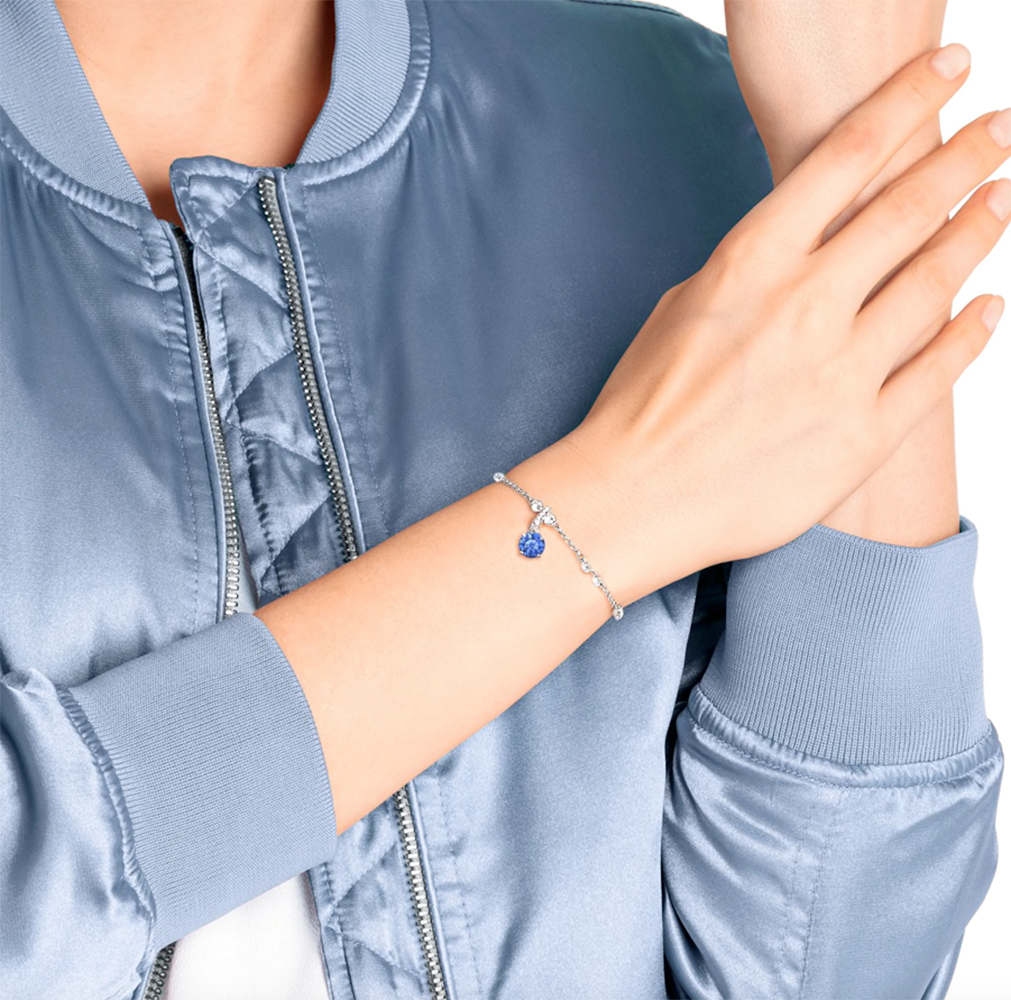 GENUINE SWAROVSKI REMIX COLLECTION CHARM SEPTEMBER Birthstone, Blue -5437319 New