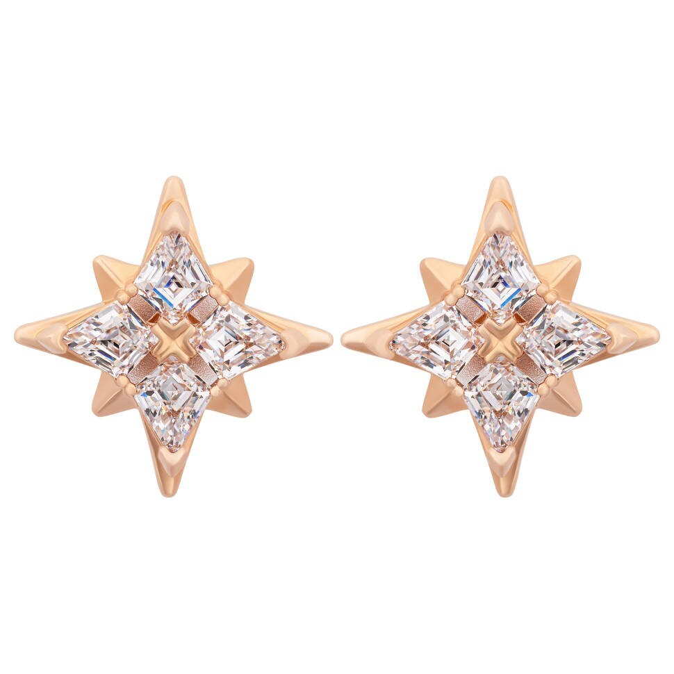 Genuine Swarovski Symbolic Star Necklace & Earrings SET 5517178