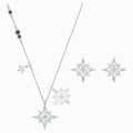 Genuine SWAROVSKI SYMBOLIC STAR SET, WHITE, RHODIUM PLATED 5517182