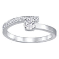 Genuine Swarovski Crystal FRESH:RING SML CRY/CZWH/RHS 50  5251686 Brand New