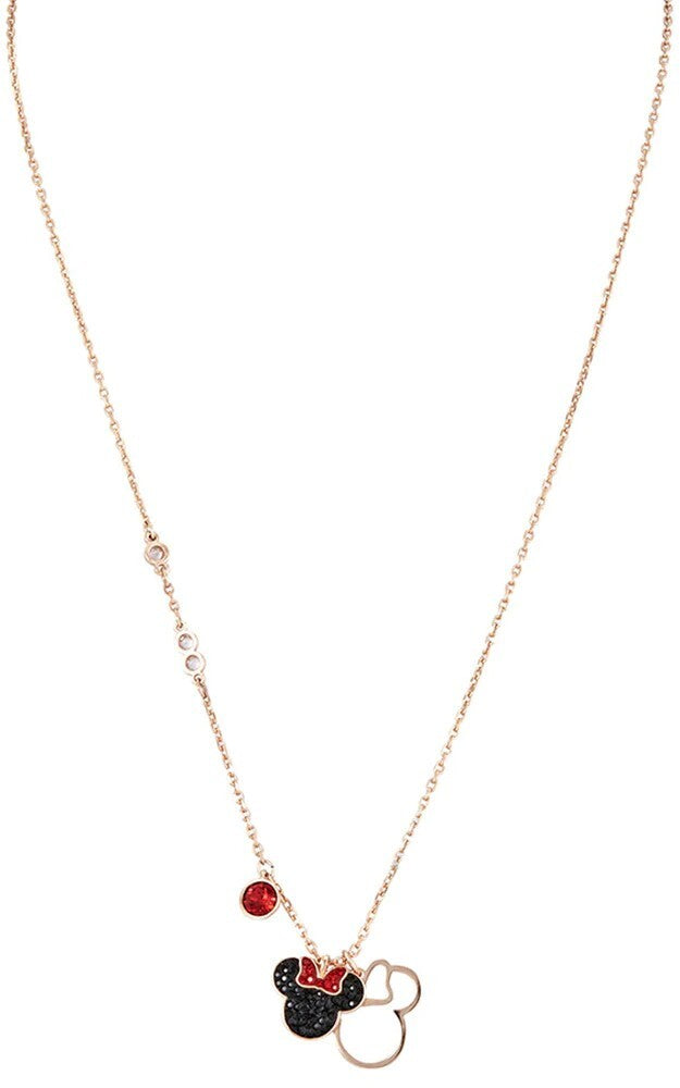 Genuine Swarovski Mickey & Minnie Pendant, Rose-gold Tone Plated 5429090
