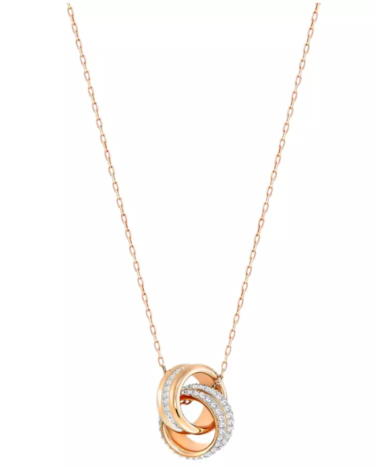 Genuine Swarovski Further Pendant in Rose GoldItem  5240525