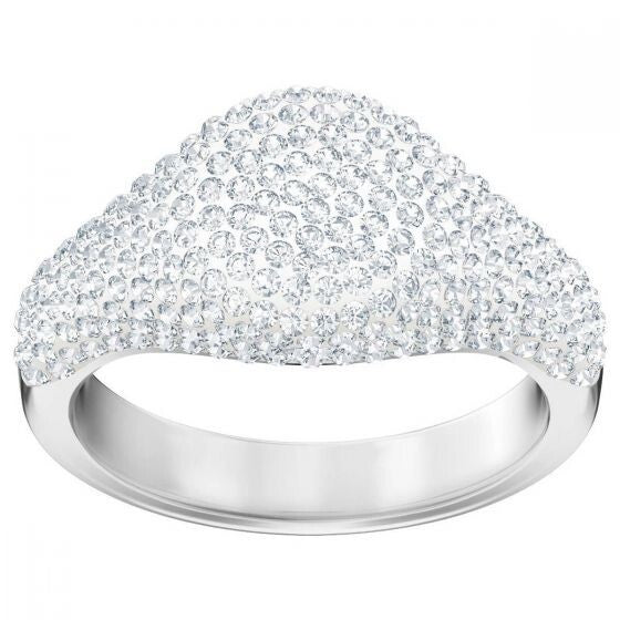 Genuine Swarovski Crystal STONE:RING SIGNET CRY/RHS 52  5409181 Brand New
