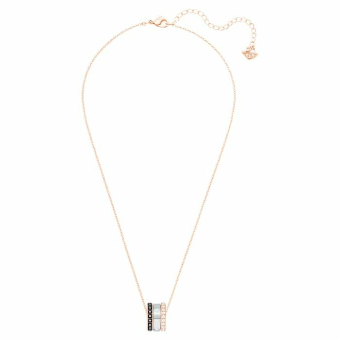 Hint pendant Black, Mixed metal finish