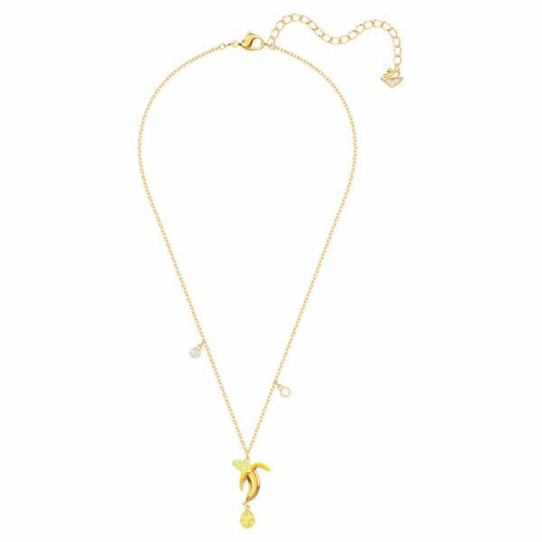 Swarovski No Regrets Banana pendant Multicoloured, Gold-tone plated 5457504