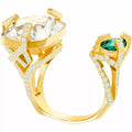 Genuine Swarovski Crystal HAVEN:RING CRY/EMRD/GOS 52  5372908 Brand New