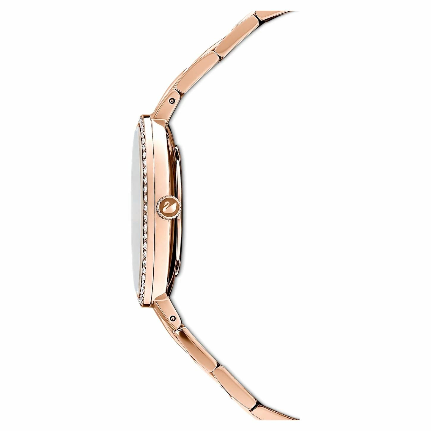 Cosmopolitan watch Metal bracelet, Pink, Rose-gold tone PVD