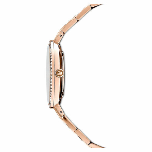 Cosmopolitan watch Metal bracelet, Pink, Rose-gold tone PVD