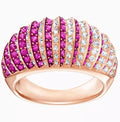 Genuine Swarovski Crystal LUXURY:RING DOMED FUCH/CRY/ROS 52  5412038 Brand New