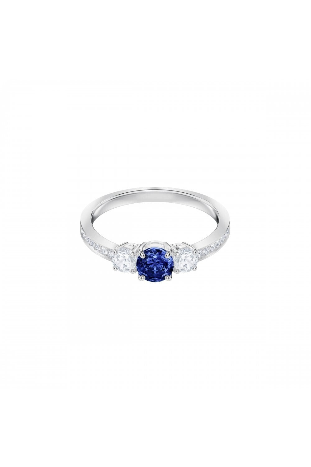 Genuine Swarovski Crystal ATTRACT TRILOGY:RING RND CZEM/RHS 58  5448891 Brand Ne