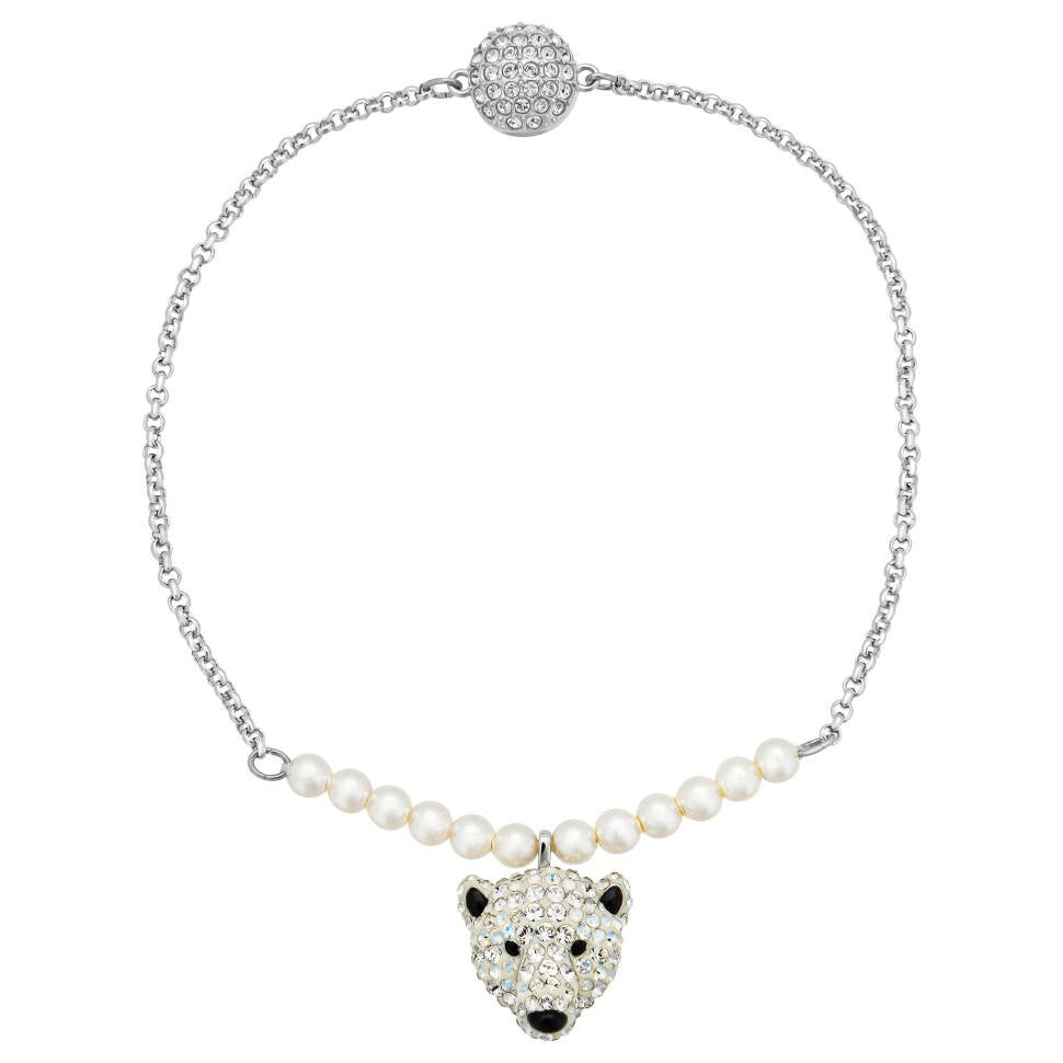 Genuine Swarovski Polar Bestiary Bracelet White Rhodium Plated  5493706