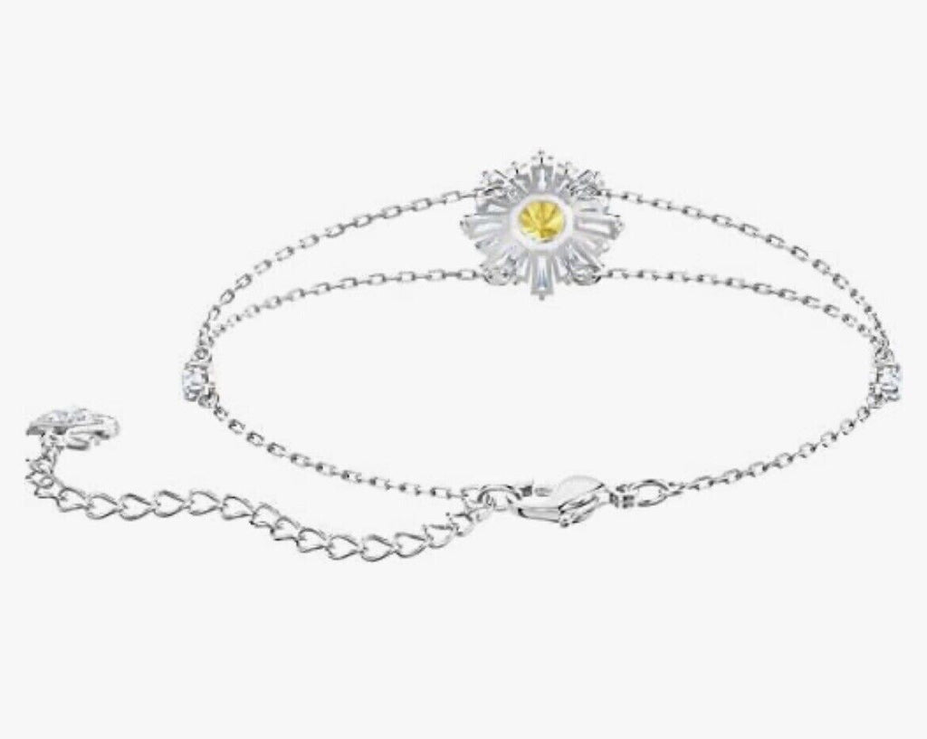 Genuine Swarovski Silver Tone Crystal Sunshine Bracelet -5459594