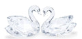 Genuine Swarovski Crystal White Feathered Beauties Couple Nature Figurine 549371