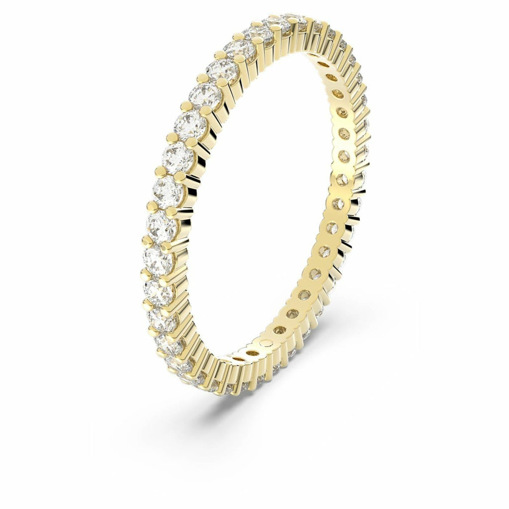 Vittore ring White, Gold-tone plated