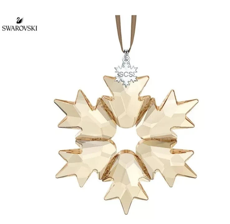 Genuine Swarovski Crystal SCS CHRISTMAS ORNAMENT 2018, LARGE  5376665 Brand New