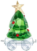 Genuine Swarovski Crystal CHRISTMAS TREE WAGON  5399977 Brand New