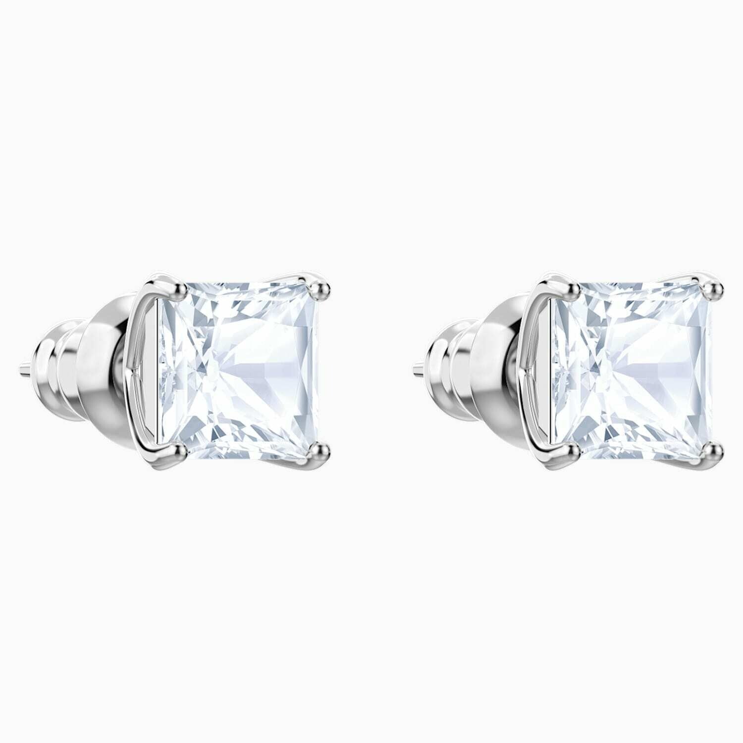 Genuine Swarovski Attract Stud Pierced Earrings White Rhodium 5430365