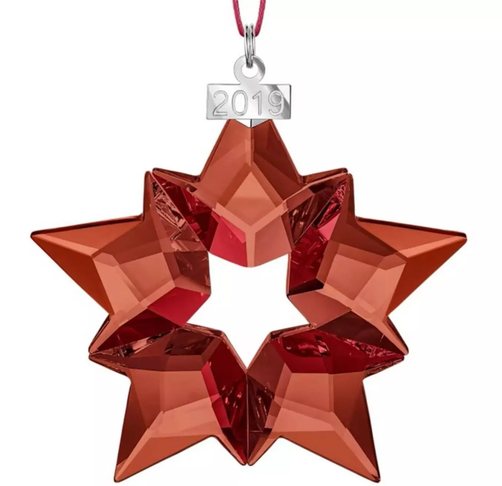 Genuine Swarovski Poinsettia 2019 Red Large Red Ornament Large 5476021