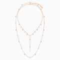 Genuine Swarovski Penelope Cruz Moonsun Rose-Gold Tone Plated Necklace 5486650