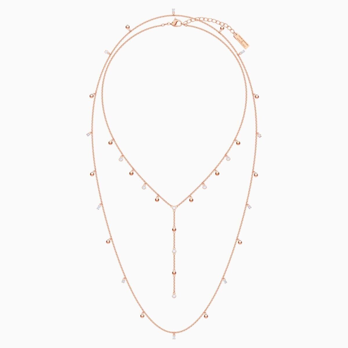 Genuine Swarovski Penelope Cruz Moonsun Rose-Gold Tone Plated Necklace 5486650