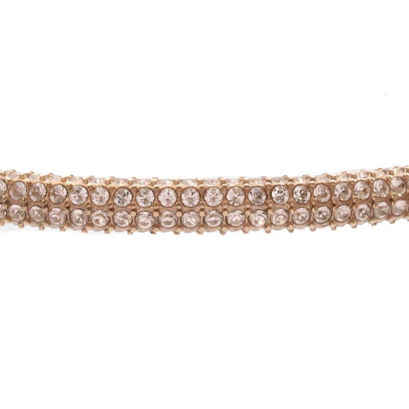 Genuine Swarovski Rose Gold Bracelet Stone Collection Medium Bangle 5032850