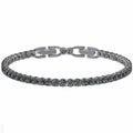 Genuine SWAROVSKI TENNIS BRACELET, GREY, RHODIUM PLATED 5514655