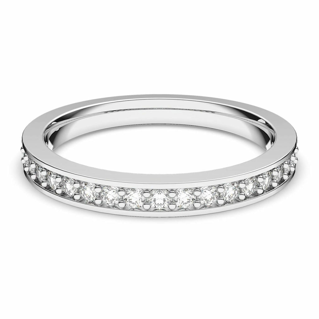 Rare ring White, Rhodium plated