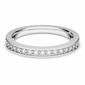 Rare ring White, Rhodium plated