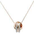 Genuine Swarovski Further Rose Gold Pendant Necklace 5259154