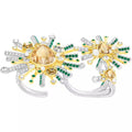 Genuine Swarovski Crystal HIGHNESS:RING OP DB LMUL/MIX 58+60  5373889 Brand New