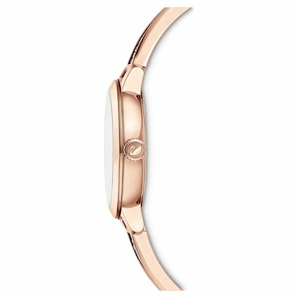 Cosmic Rock watch Metal bracelet, Grey, Rose-gold tone 5376092