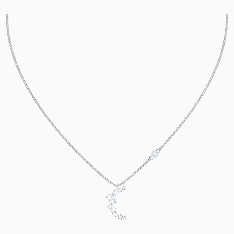 Genuine Swarovski Penélope Cruz Moonsun Necklace, White, Rhodium plated 5508442