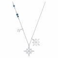 Swarovski Symbolic pendant Star, White, Rhodium plated 5511404