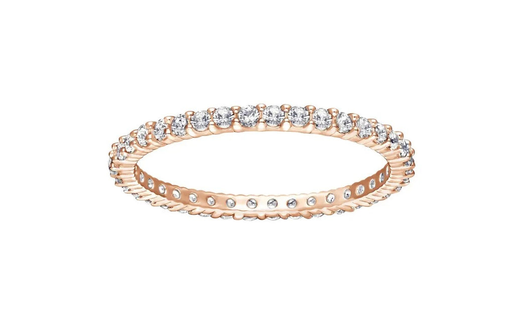 Genuine Swarovski Crystal VITTORE:RING CZWH/ROS 52  5095328 Brand New