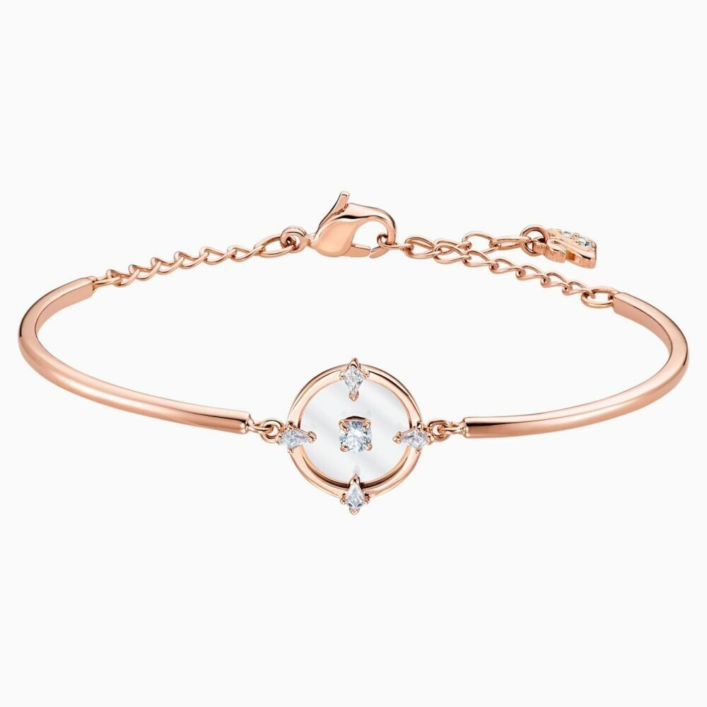 Genuine Swarovski  NORTH BANGLE, WHITE, ROSE-GOLD TONE PLATED 5495771