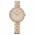 Cosmopolitan watch Metal bracelet, Pink, Rose-gold tone PVD