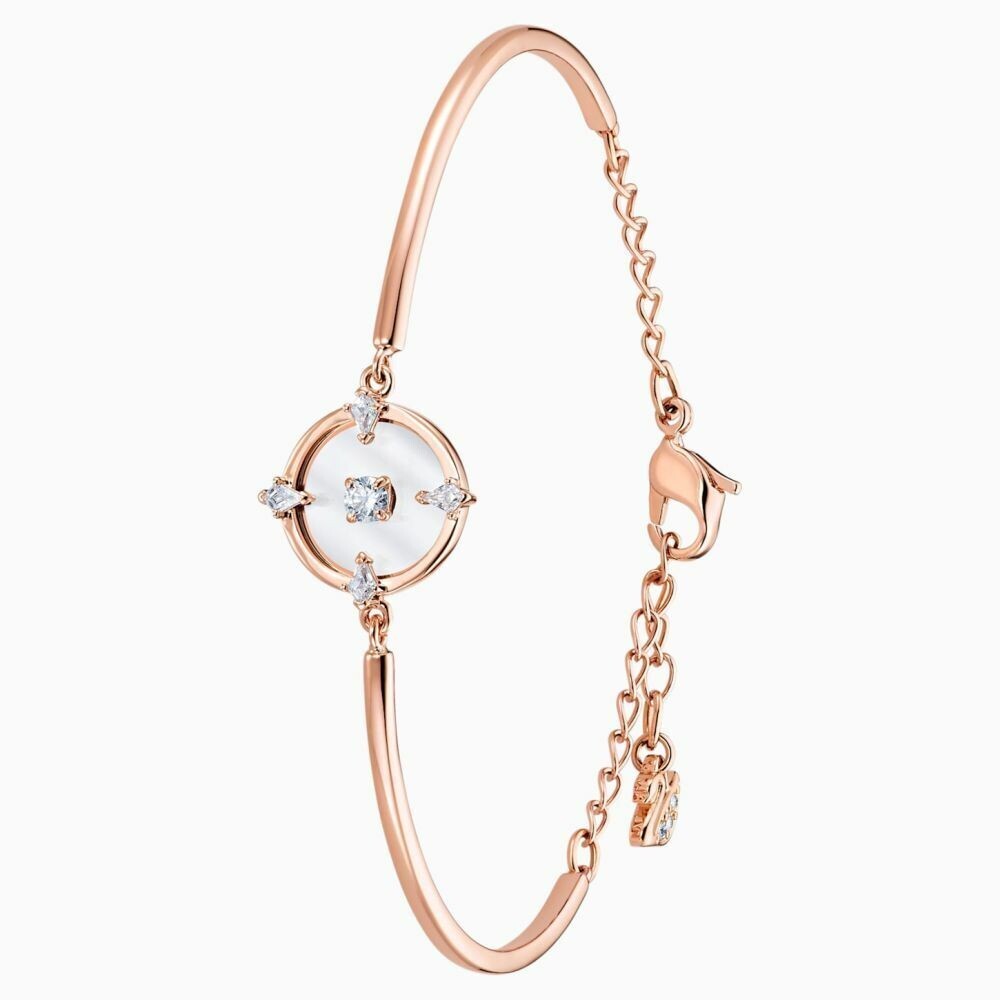 Genuine Swarovski  NORTH BANGLE, WHITE, ROSE-GOLD TONE PLATED 5495771