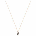 Naughty Necklace Black, Rose-gold tone plated