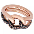 Genuine Swarovski Crystal LANE:RING LRG JET HEM/PRO 55  5424193 Brand New