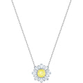 Genuine Swarovski Sunshine Yellow Daisy Flower Crystal Pendant 5459588