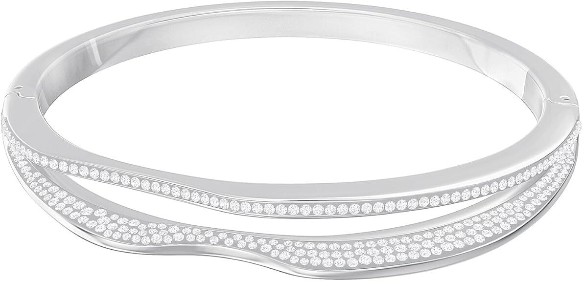 Genuine Swarovski Crystal HILLY:BANGLE NRW CRY/RHS S  5366590 Brand New