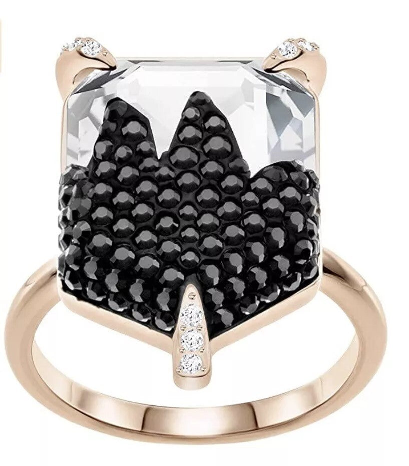 Genuine Swarovski Crystal MAKE UP:RING LRG DMUL/ROS 52  5448868 Brand New