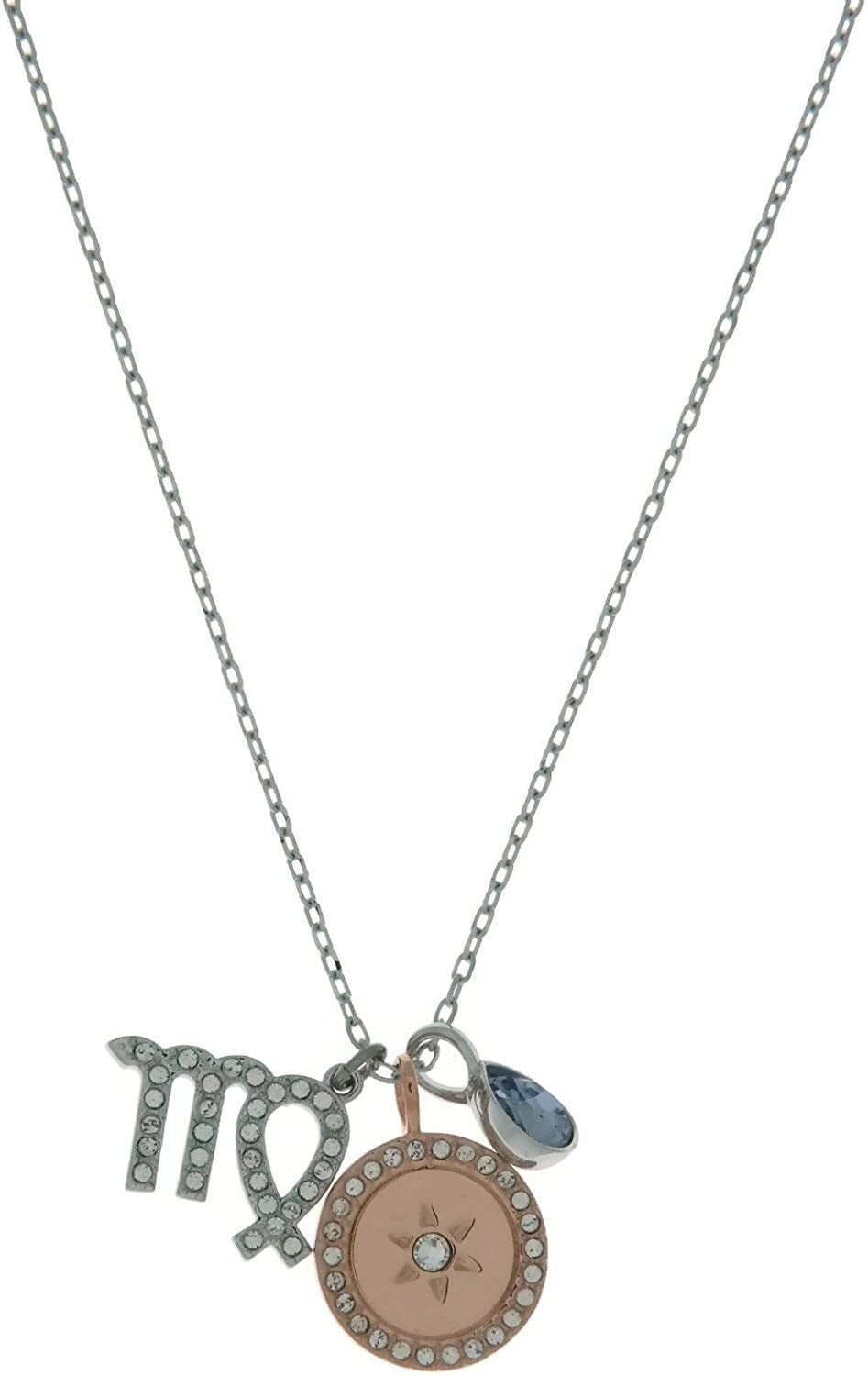 Genuine Swarovski Zodiac Pendant, Virgo, Violet, 5349224