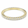 Vittore ring White, Gold-tone plated