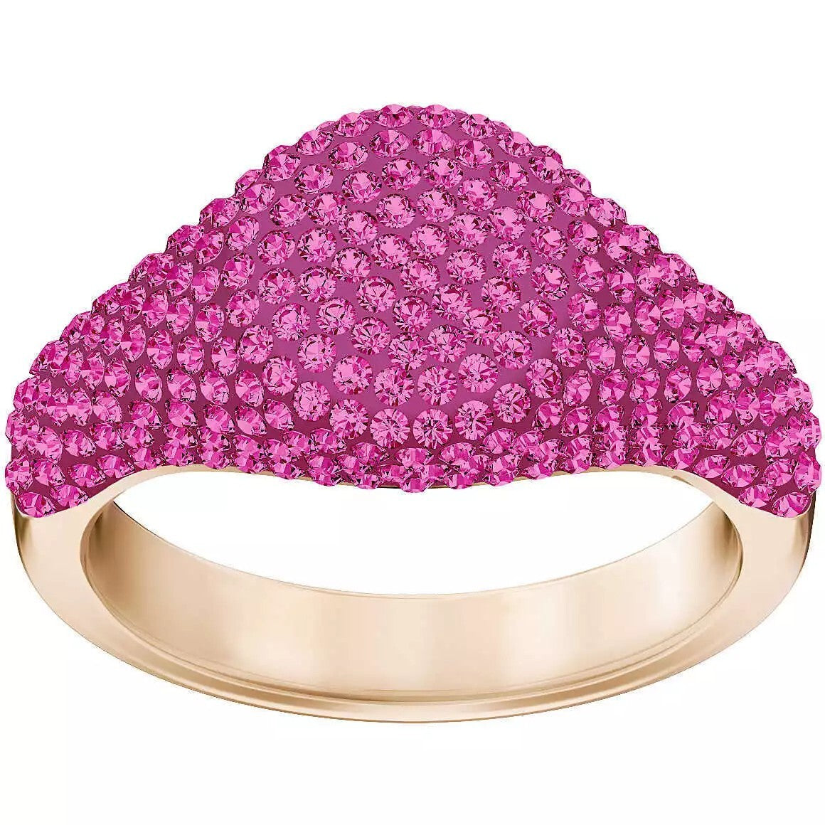 Genuine Swarovski Crystal STONE:RING SIGNET FUCH/ROS 52  5413610 Brand New