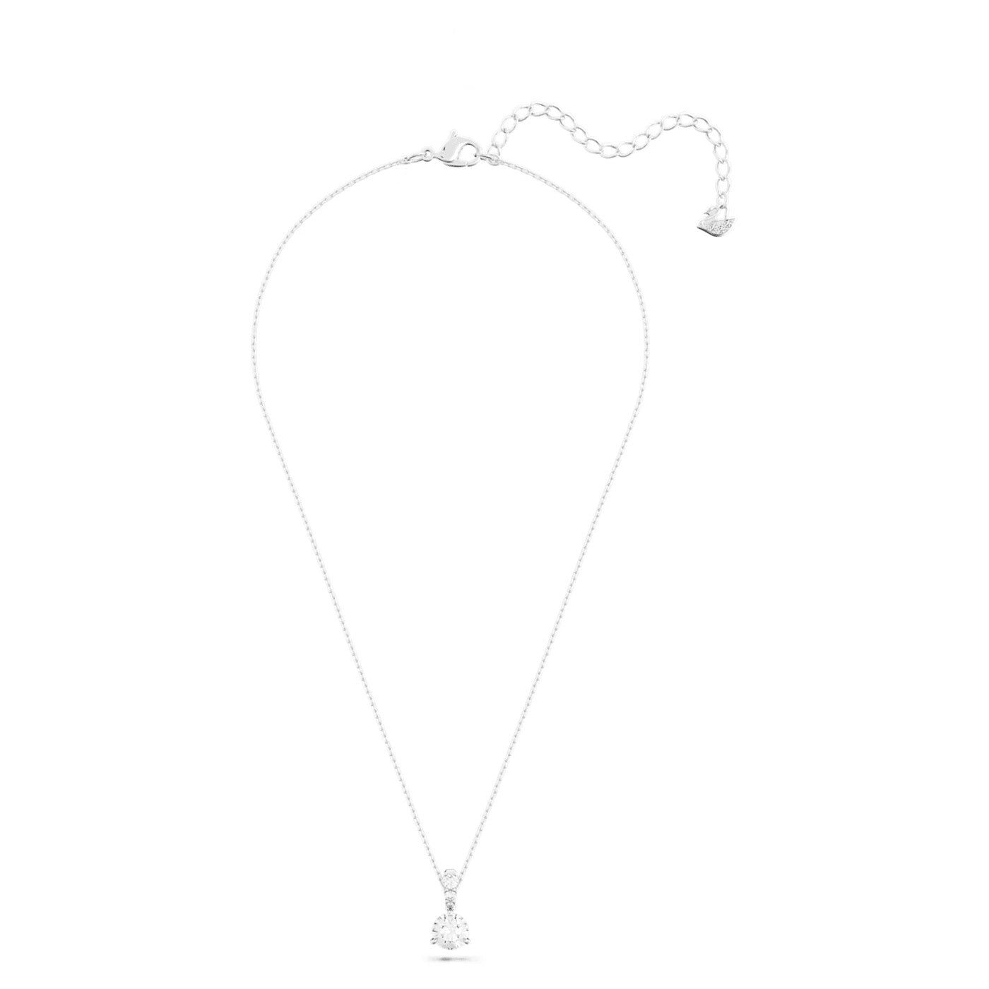 Genuine Swarovski 5511557 Solitaire Necklace Gold
