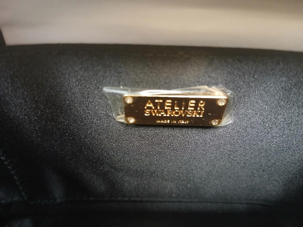 Atelier Swarovski Fluid collection Clutch Bag BLACK