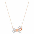 Lifelong Bow pendant Bow, White, Mixed metal finish