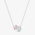 Genuine Swarovski Attract Soul Pink and White Crystal Necklace 5517115